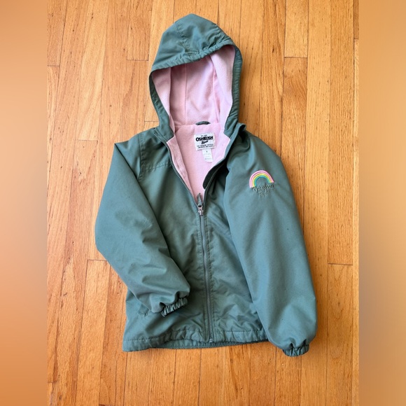 Osh Kosh girls’ fleece lined jacket, size 8 - Picture 1 of 3